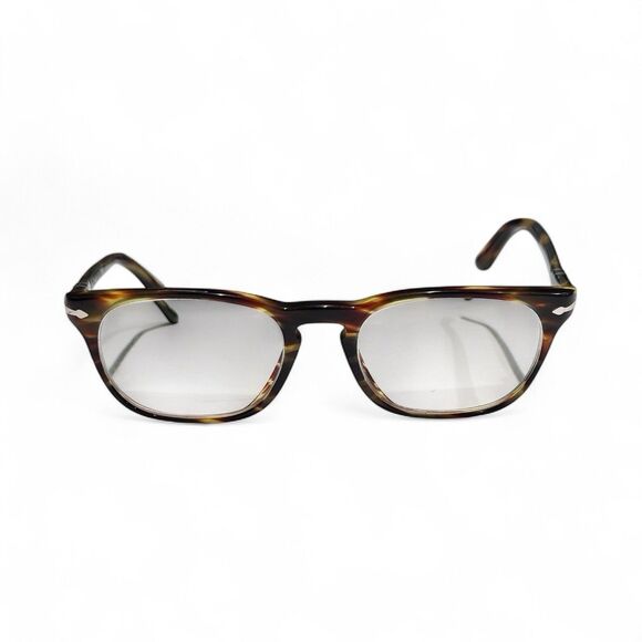 PERSOL eyeglasses 3121 V 938 52 19 145 Italy Frames Brown Havana Rectangle Unise - Picture 1 of 5